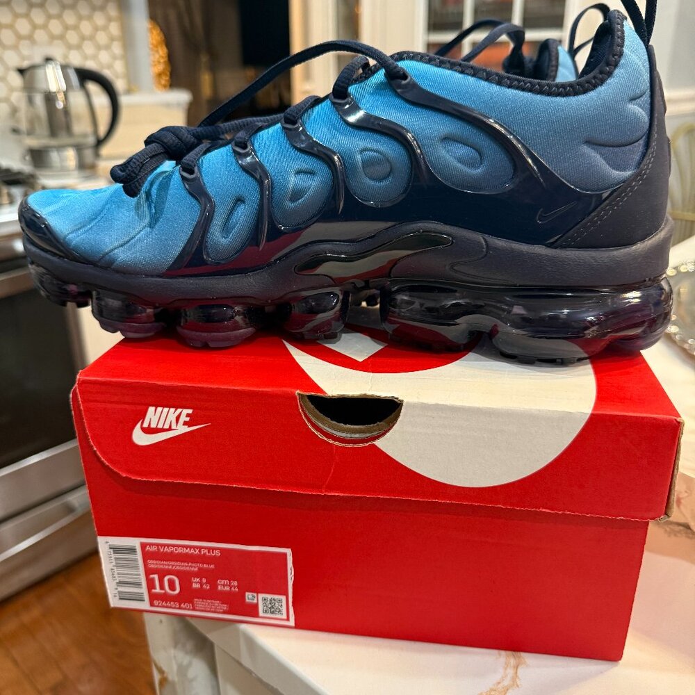 Nike Air VaporMax 2023 FlyKnit Anthracite Blue Mens Size 10 NEW